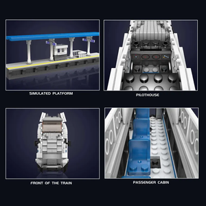 Mould King 12021 – Mould King CRH380A Train