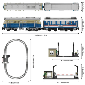 Mould King 12022 – Mould King DF4B Train