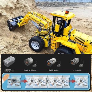 Mould King 13122S - Mould King Chargeuse sur pneus RC