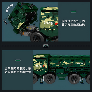 Mould King 20008 – Mould King CJ-10 Cruise Missile Truck