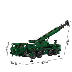 Mould King 20009 – Mould King Armored Recovery Crane G-BKF
