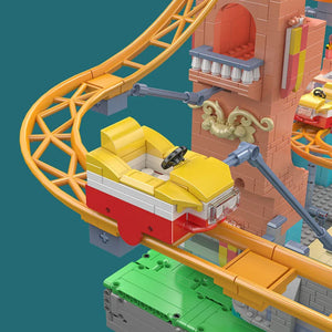 Mould King 11023 - Mould King Roller Coaster Castle Motif