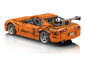 Bole Brick YC-23049 Toyota Supra A80 RC – Heckansicht mit Heckflügel