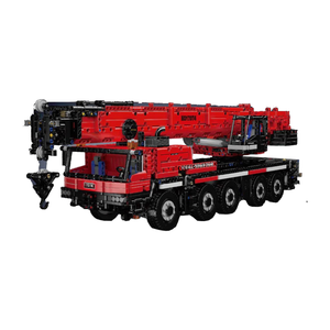 Mould King 17074 LTM 1110 Mobile Crane – Front 3/4 View