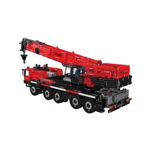 Mould King 17074 LTM 1110 Mobile Crane – Rear View Angled