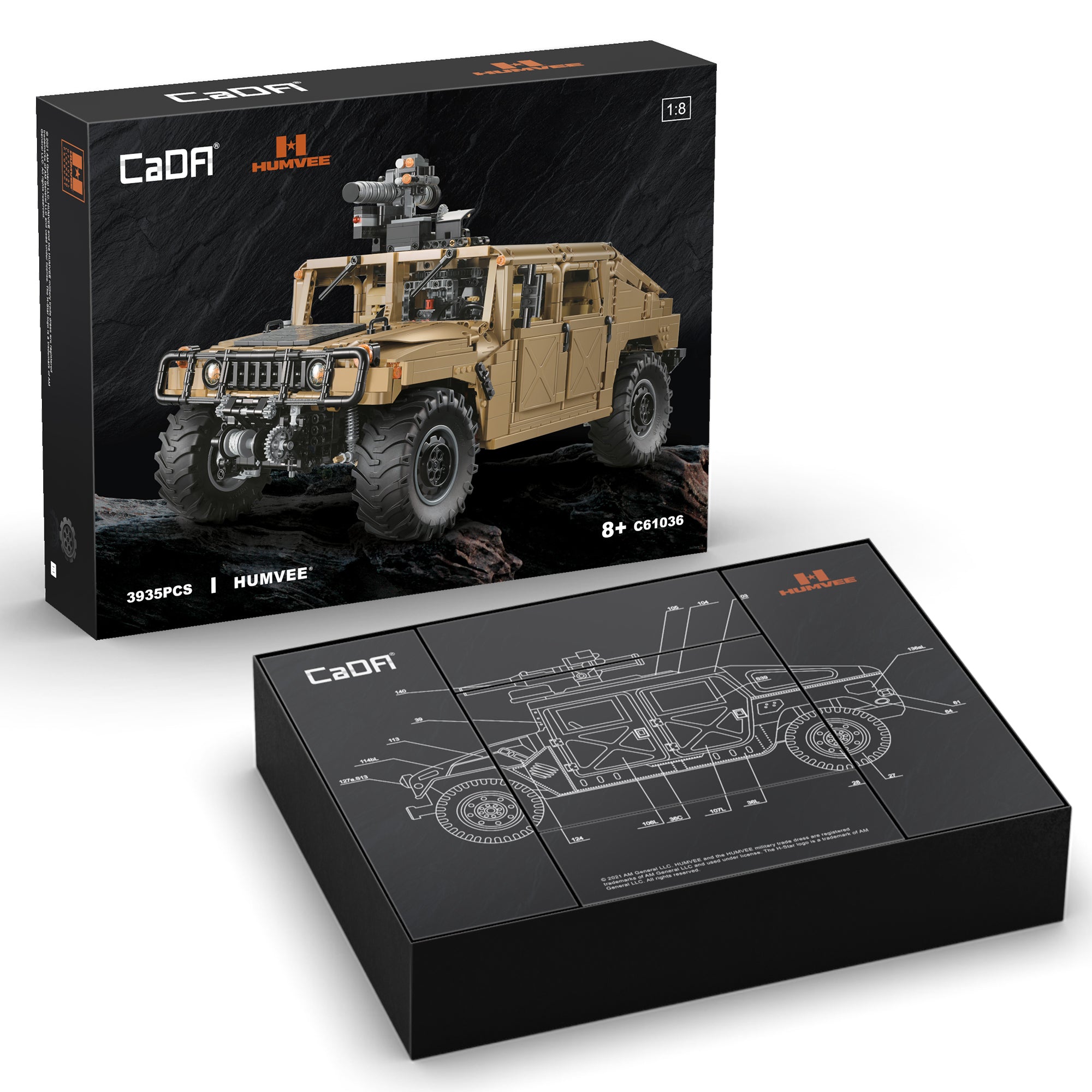 Cada Humvee H1 Motorisiert - Cada C61036
