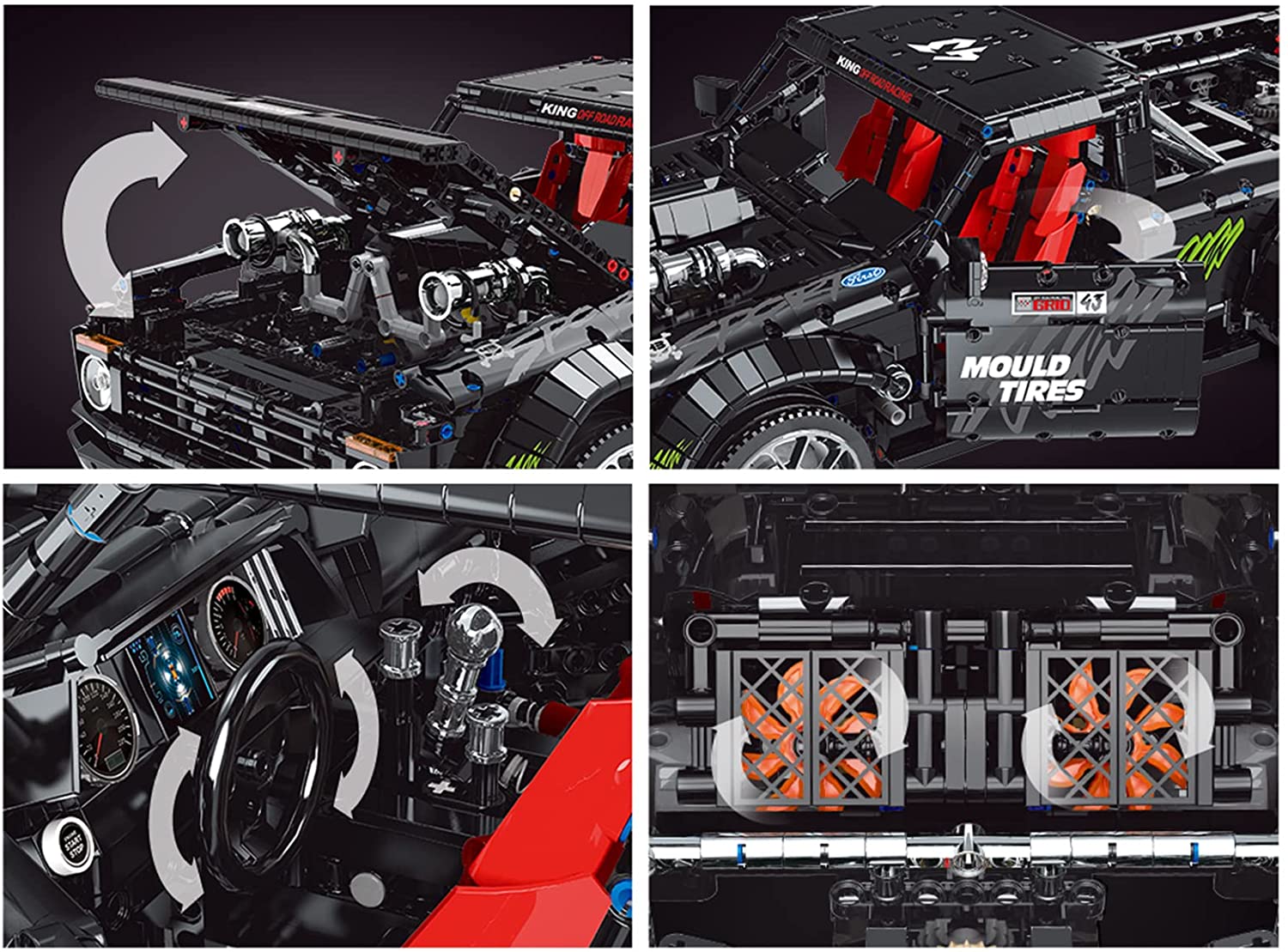 Hoonicorn Motorisiert - Mould King 13082