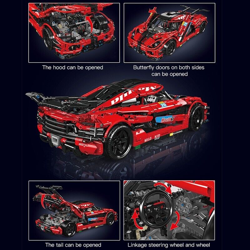 Koenigsegg Motorisiert - Mould King 13121S