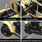 Jeep Wrangler Motorisiert - Mould King 13184