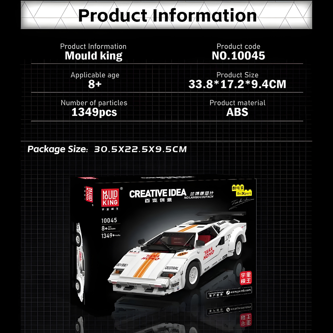 Mould King 10045S - Lamborghini Superbil