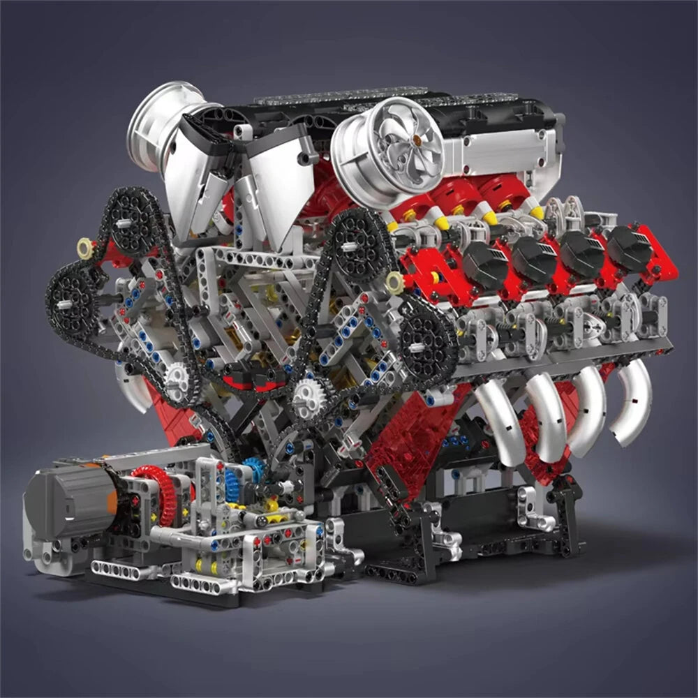 Mould King 10130 - Ferrari 488 V8