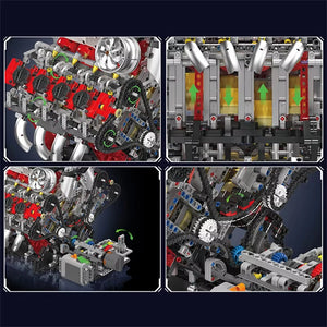 Mould King 10130 - Ferrari 488 V8