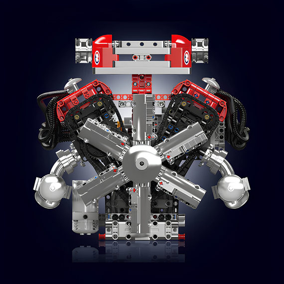 Mould King 10169 – Motore V12 Mould King
