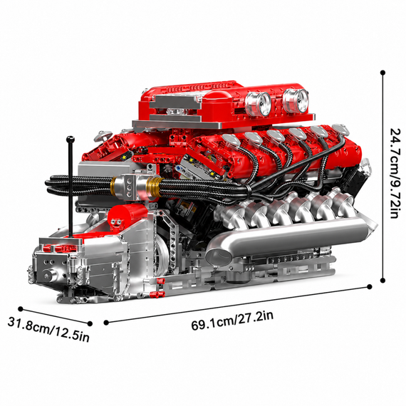 Mould King 10169 – Mould King Motor V12