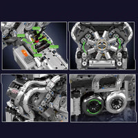 Mould King W16 – Mould King 10201 Moteur Bugatti W16