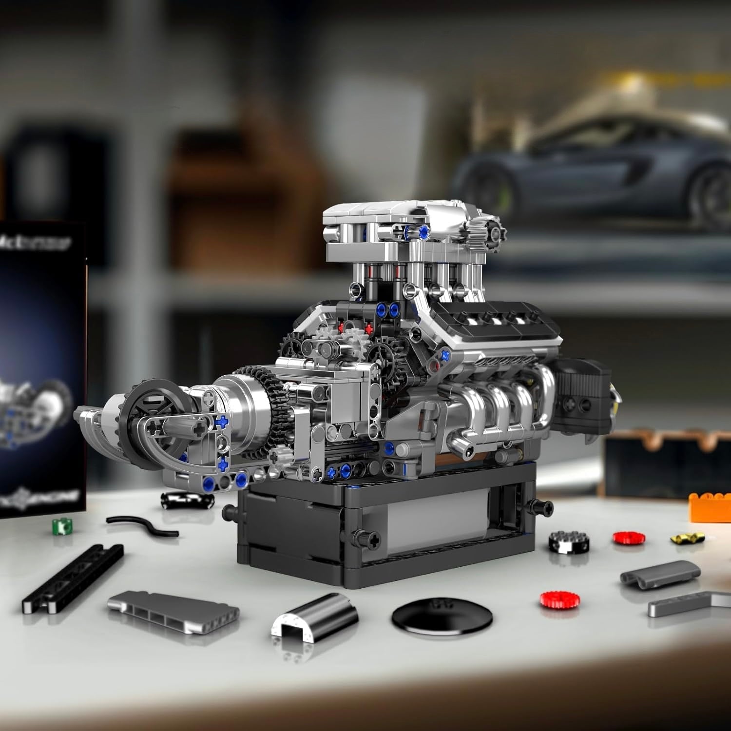 Mould King 10206 V8 – Mould King Motoren Serie