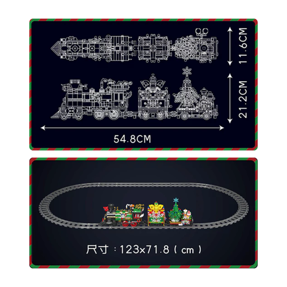 Mould King Christmas Train – Mould King 12012S