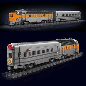 Mould King 12018S – Mould King EMD F7 WP locomotive diesel