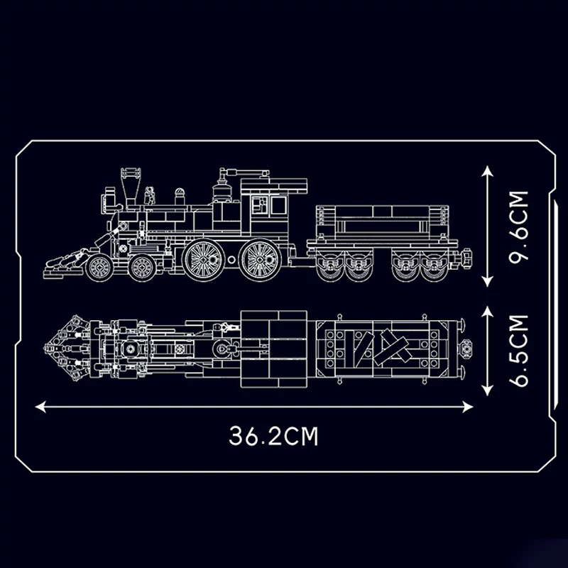 Mould King 12030 – Mould King El Tren General