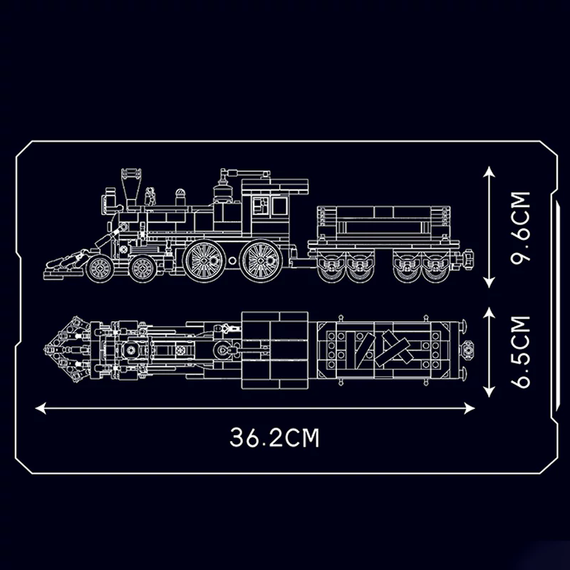 Mould King 12030 – Mould King El Tren General