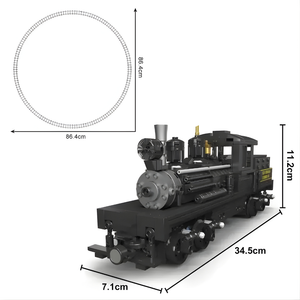 Mould King 12032 – Mould King Shay locomotive à vapeur train