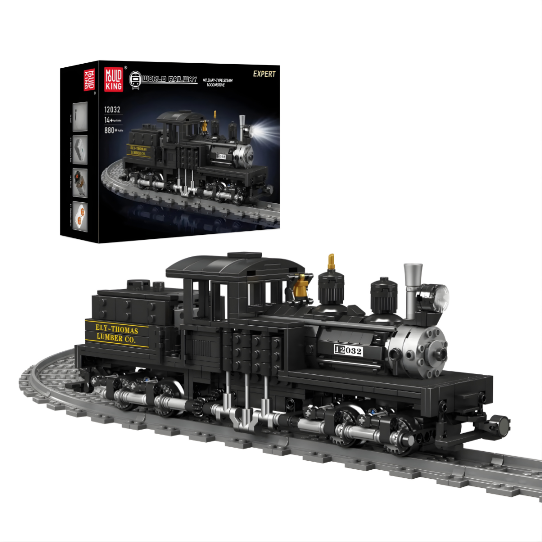 Mould King 12032 – Tren Locomotora de Vapor Mould King