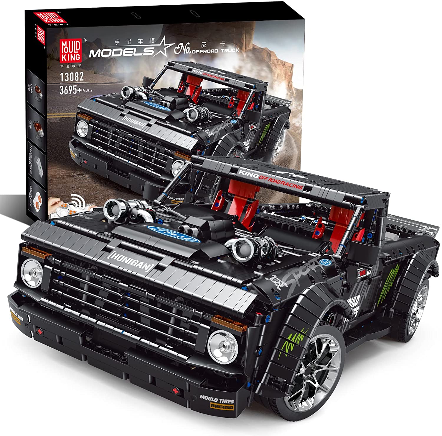 Hoonicorn Motorisiert - Mould King 13082