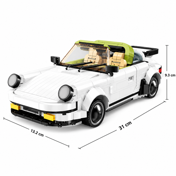 Oldtimer 911 Cabrio - Mould King 13103 - KBS - Welt der Steine