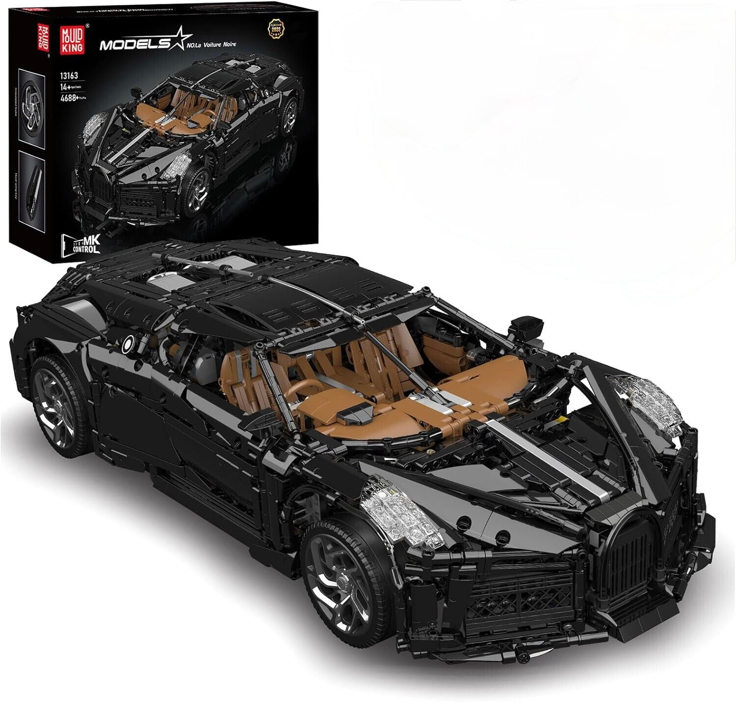 Bugatti Chiron Motorisiert - Mould King 13163