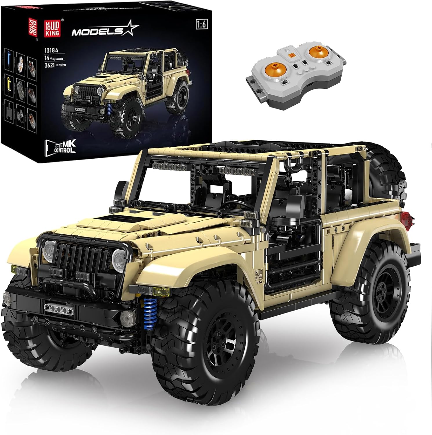 Jeep Wrangler Motorisiert - Mould King 13184