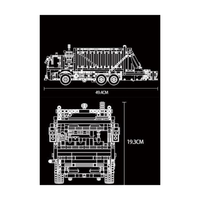 Mould King Camion della spazzatura RC – Mould King 15019