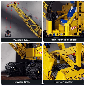 Mould King grue sur chenilles RC – Mould King 17001