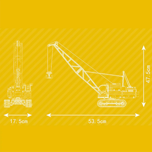 Mould King grue sur chenilles RC – Mould King 17001