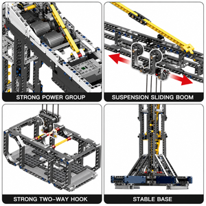 Mould King Crane - Mould King 17004 - KBS - World of Bricks