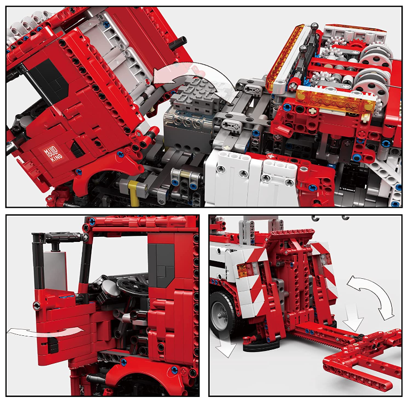 Mould King 17027 Tow Truck - Mould King Truck Serie