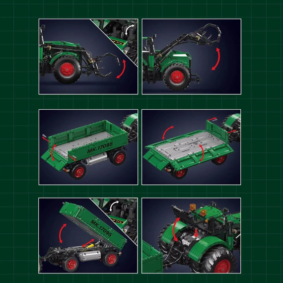 Mould King Multi-Purpose Traktor RC – Mould King 17095