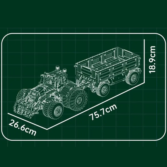 Mould King Multi-Purpose Traktor RC – Mould King 17095