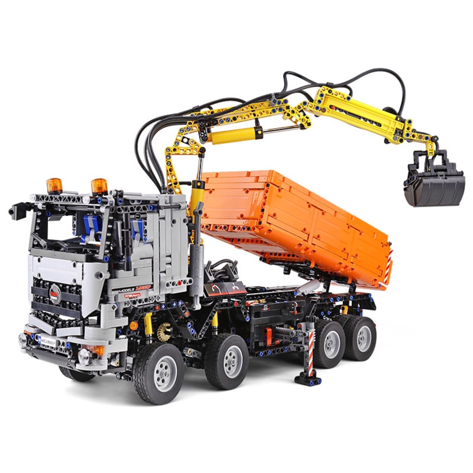 LKW mit Kran Motorisiert - Mould King 19007
