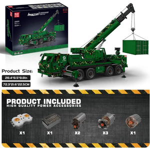 Mould King 20009 – Mould King Armored Recovery Crane G-BKF