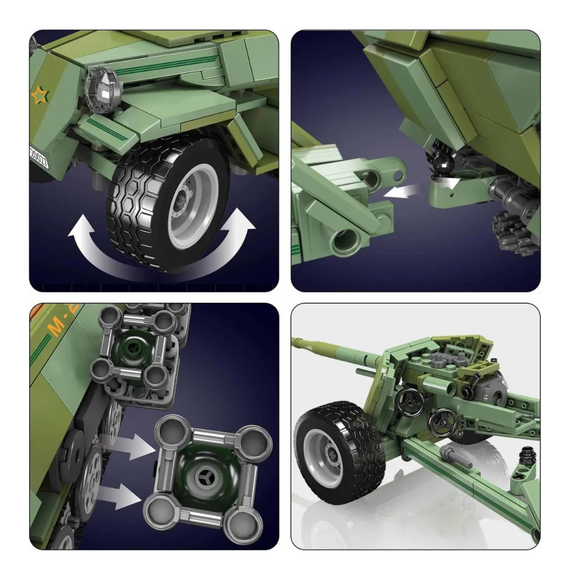 Mould King Półgąsienicowy transporter RC – Mould King 20027