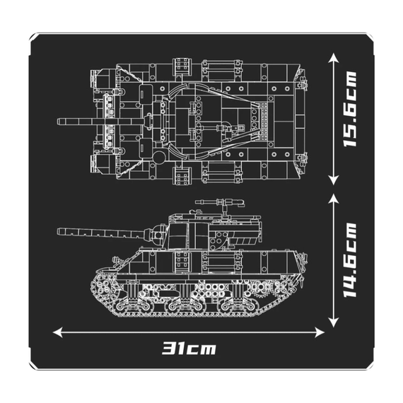 Mould King M36 Jackson Panzer RC – Mould King 20034