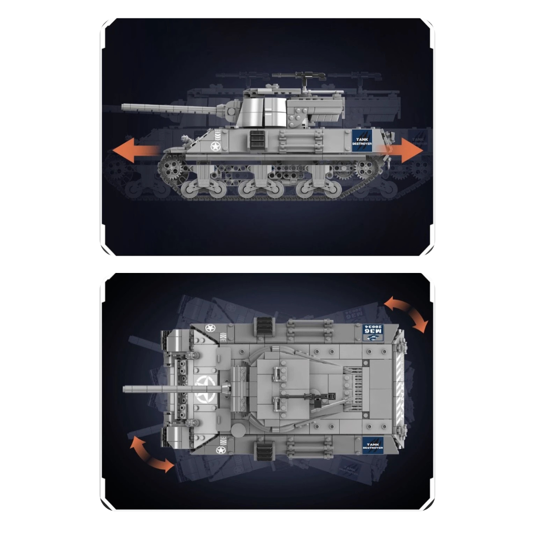 Mould King M36 Jackson Panzer RC – Mould King 20034