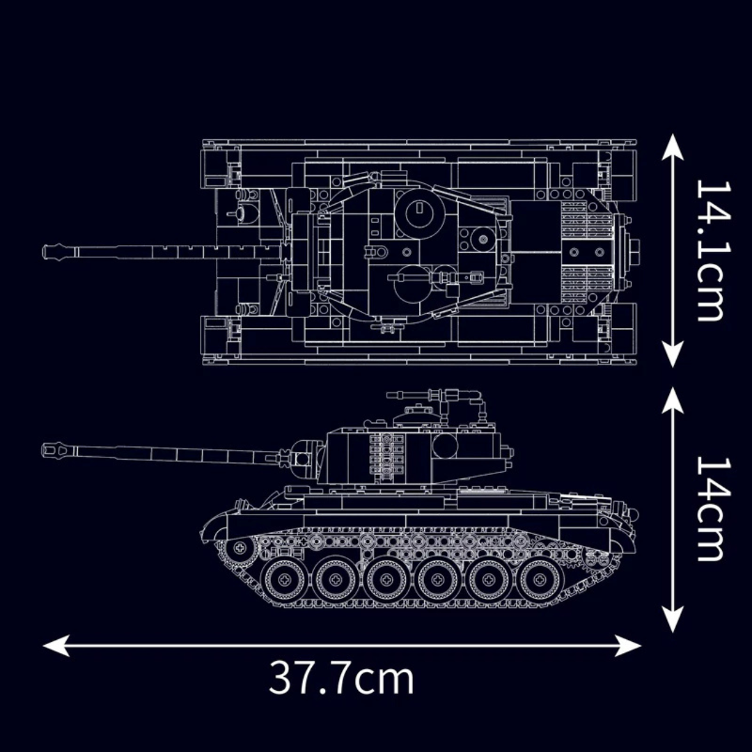 Mould King M26 Pershing Tank RC – Mould King 20035