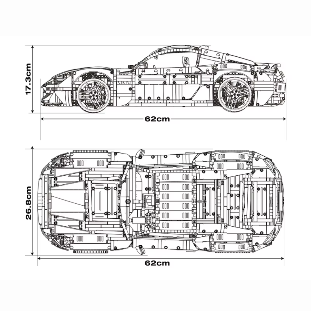 Reobrix Maserati GranTurismo 110 let – Reobrix 11009
