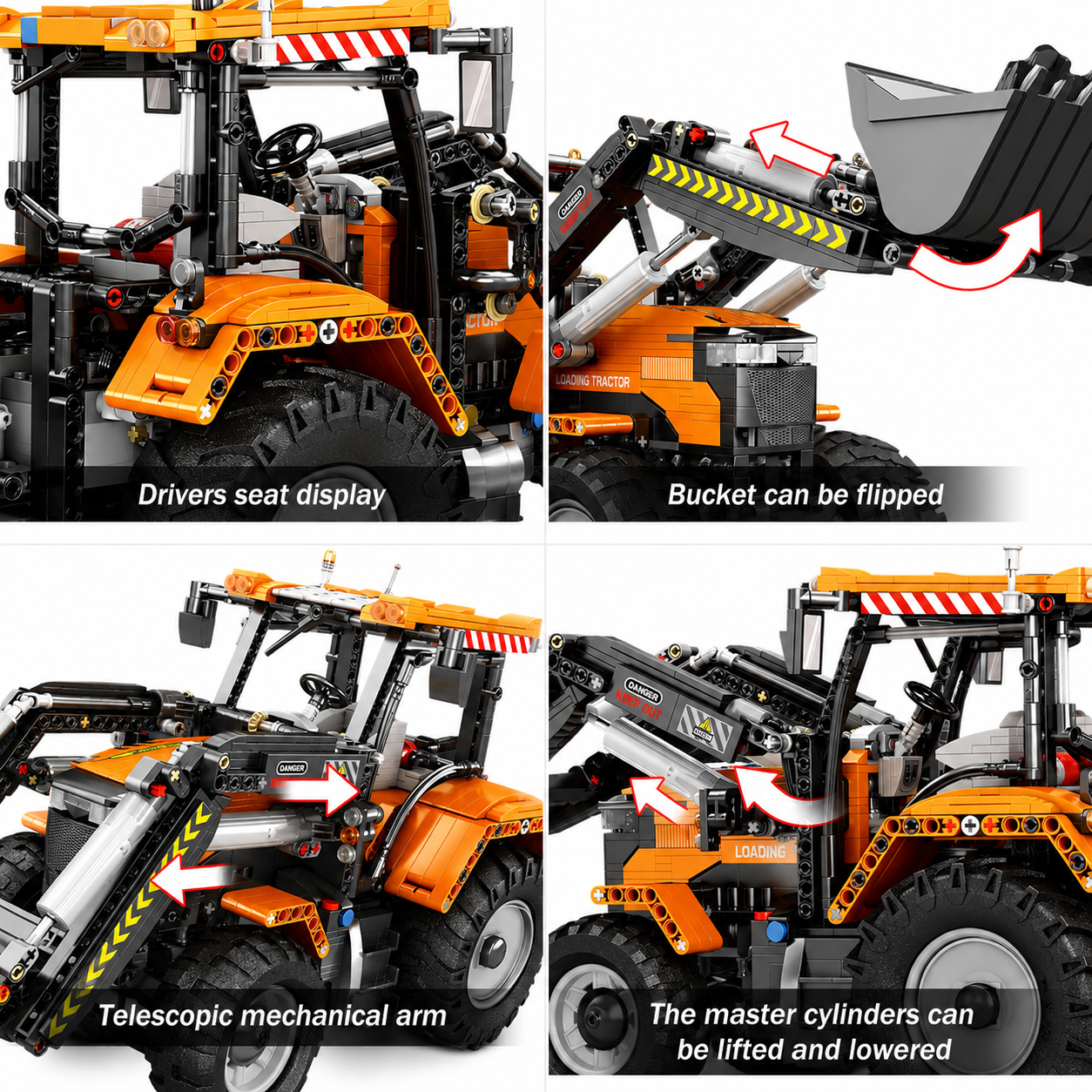 Reobrix Traktor s čelním nakladačem RC – Reobrix 22024