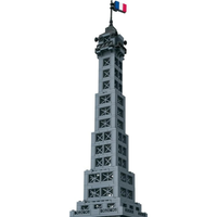 Wange Eiffelturm - Eiffelturm Klemmbausteine 5217