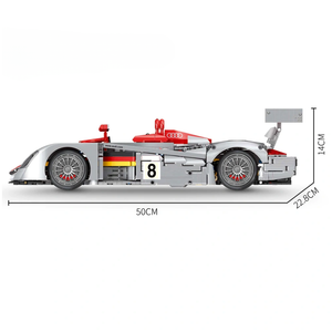 Bole Brick YC-23044 - Bole Brick Audi R8 LMP 2000 voiture de course Le Mans