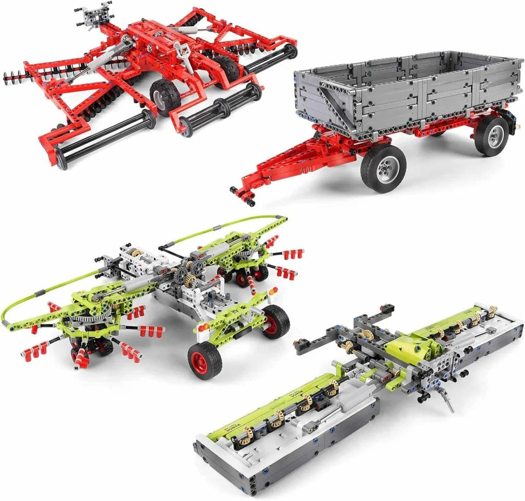 Anbaugeräte Mould King 17020 Traktor - Mould King 17021 - KBS - Welt der Steine