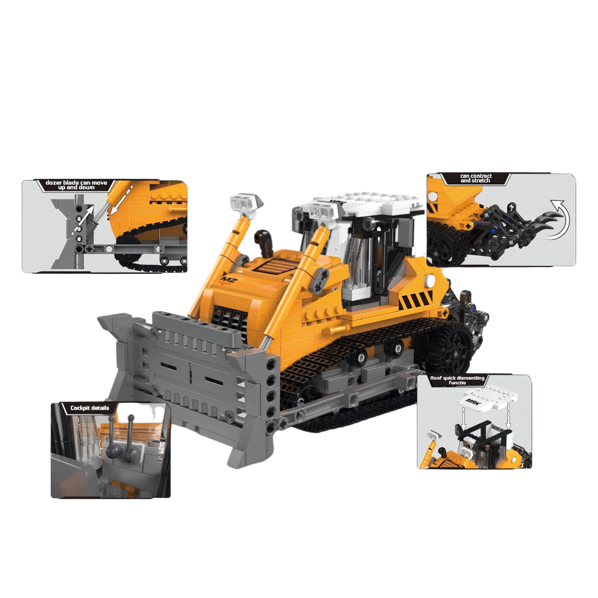 Baustelle Bulldozer - Xingbao XB03039 - KBS - Welt der Steine
