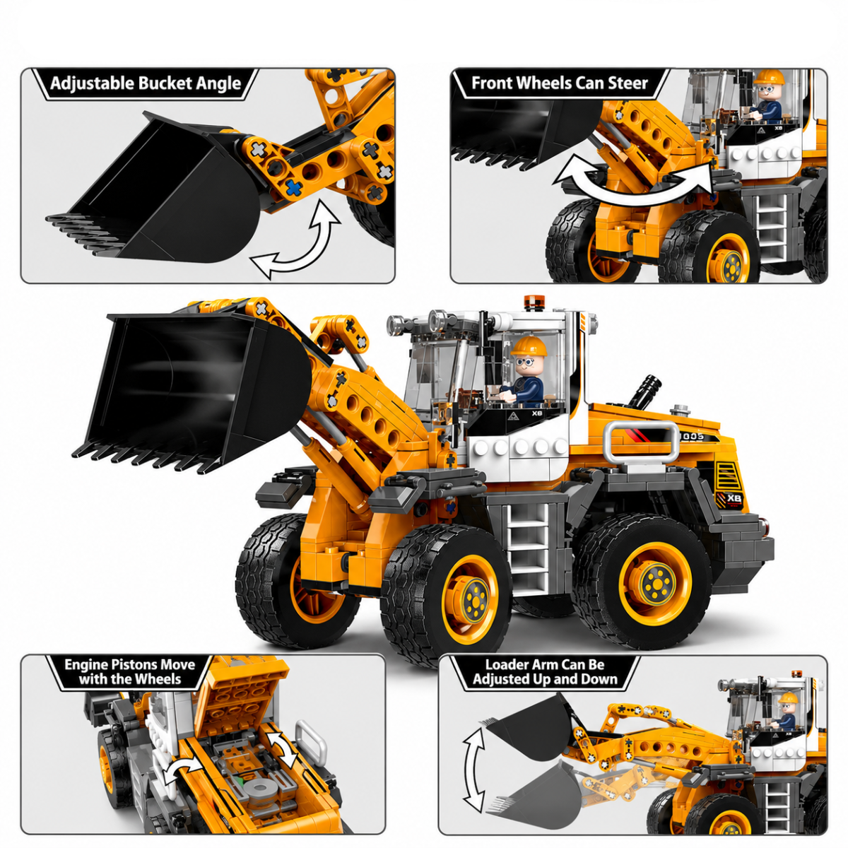 Construction site wheel loader - Xingbao XB03035